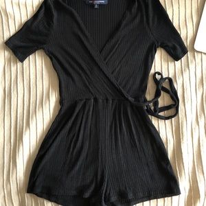 Black jumpsuit, shorts great for sunny days